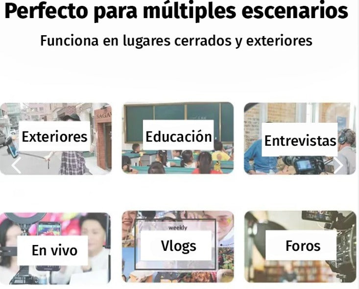 MICRÓFONO INALÁMBRICO PROFESIONAL